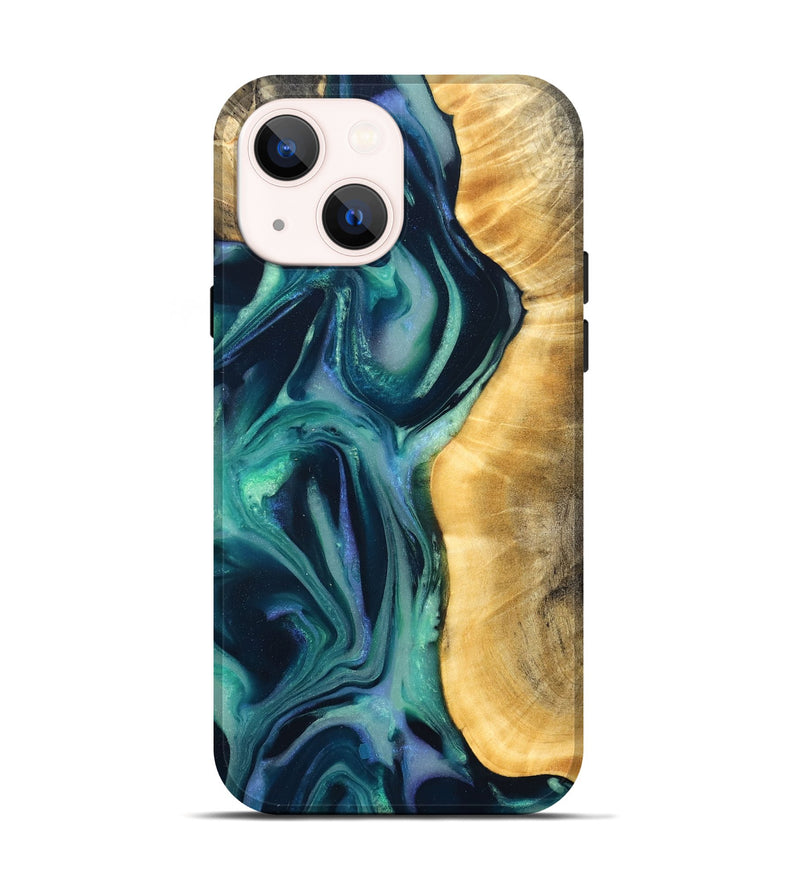 iPhone 14 Wood Live Edge Phone Case - Annabel (Cosmos, 825208)