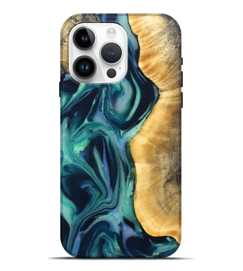 iPhone 15 Pro Max Wood Live Edge Phone Case - Annabel (Cosmos, 825208)