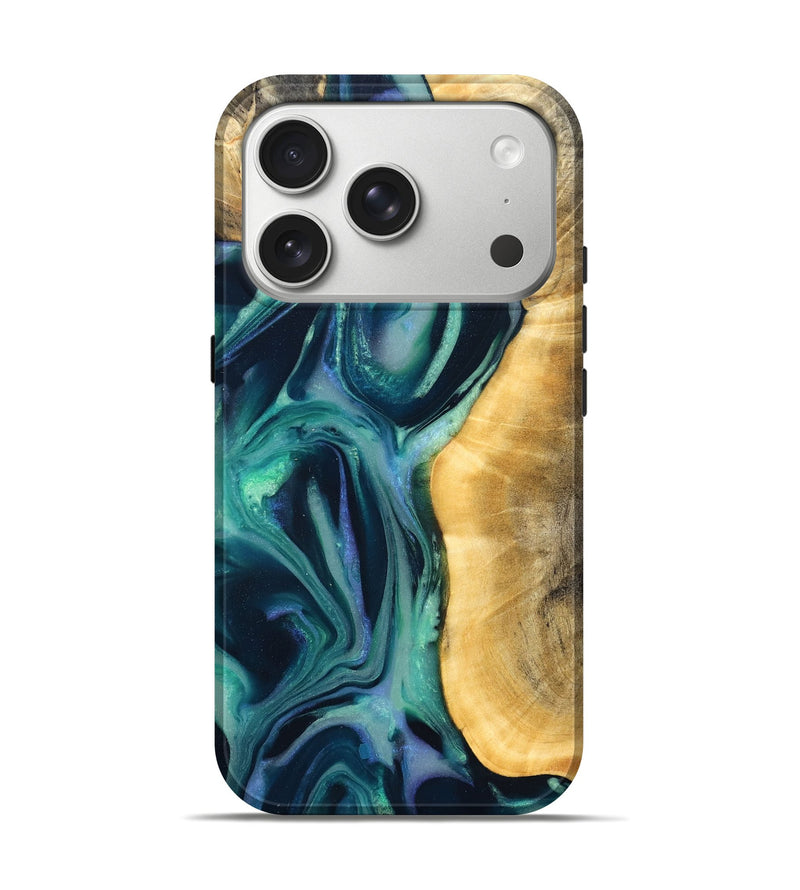 iPhone 17 Pro Wood Live Edge Phone Case - Annabel (Cosmos, 825208)