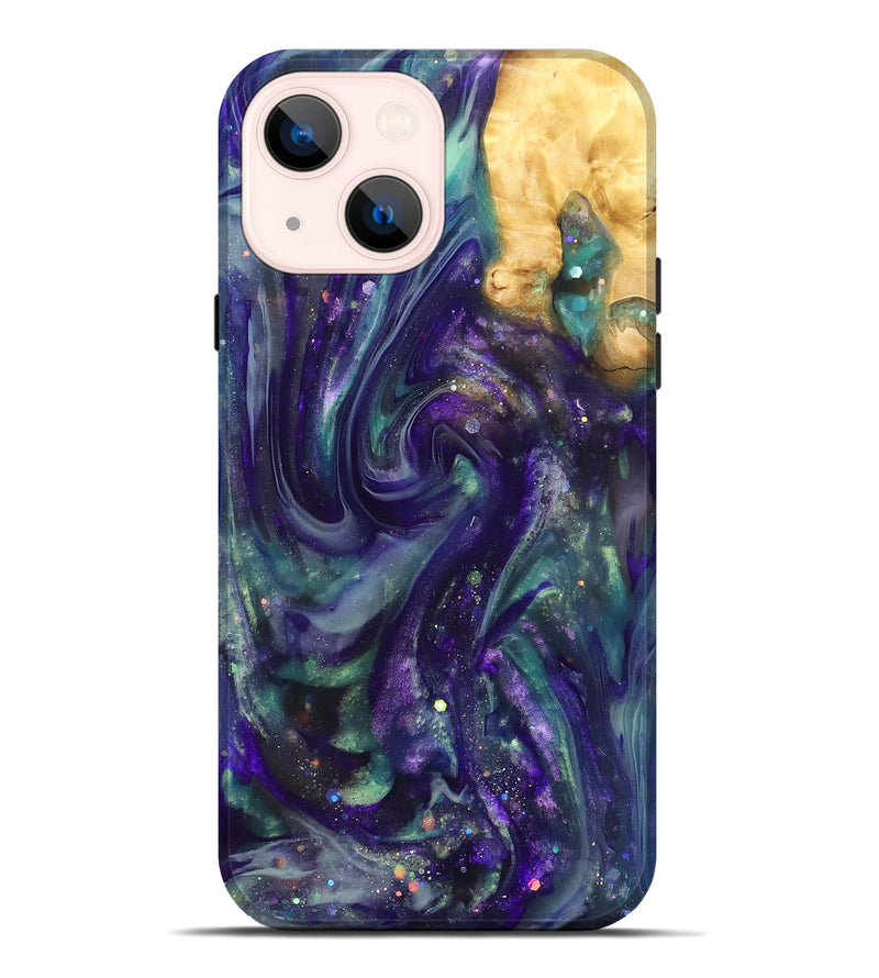 iPhone 14 Plus Wood Live Edge Phone Case - Camille (Cosmos, 825209)