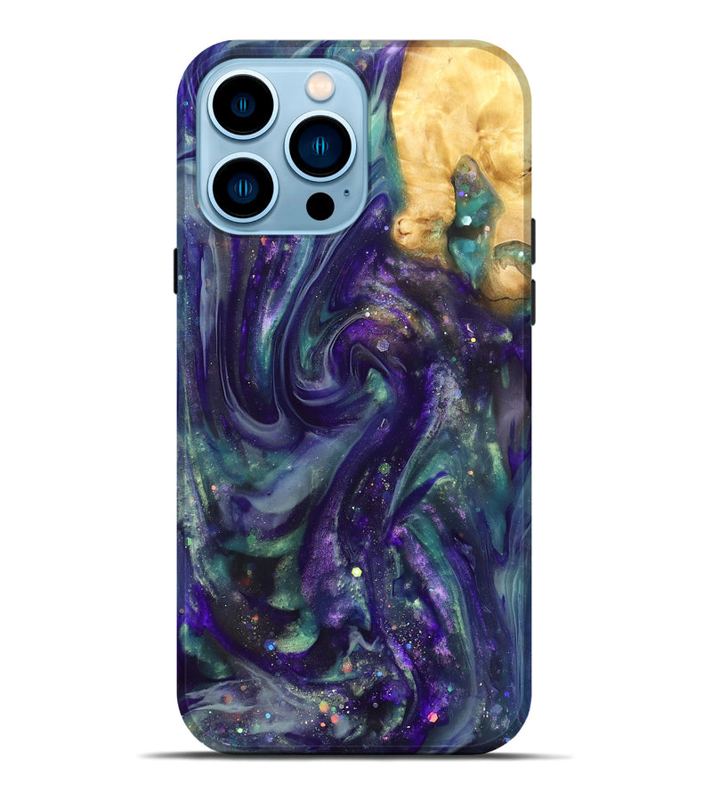 iPhone 14 Pro Max Wood Live Edge Phone Case - Camille (Cosmos, 825209)