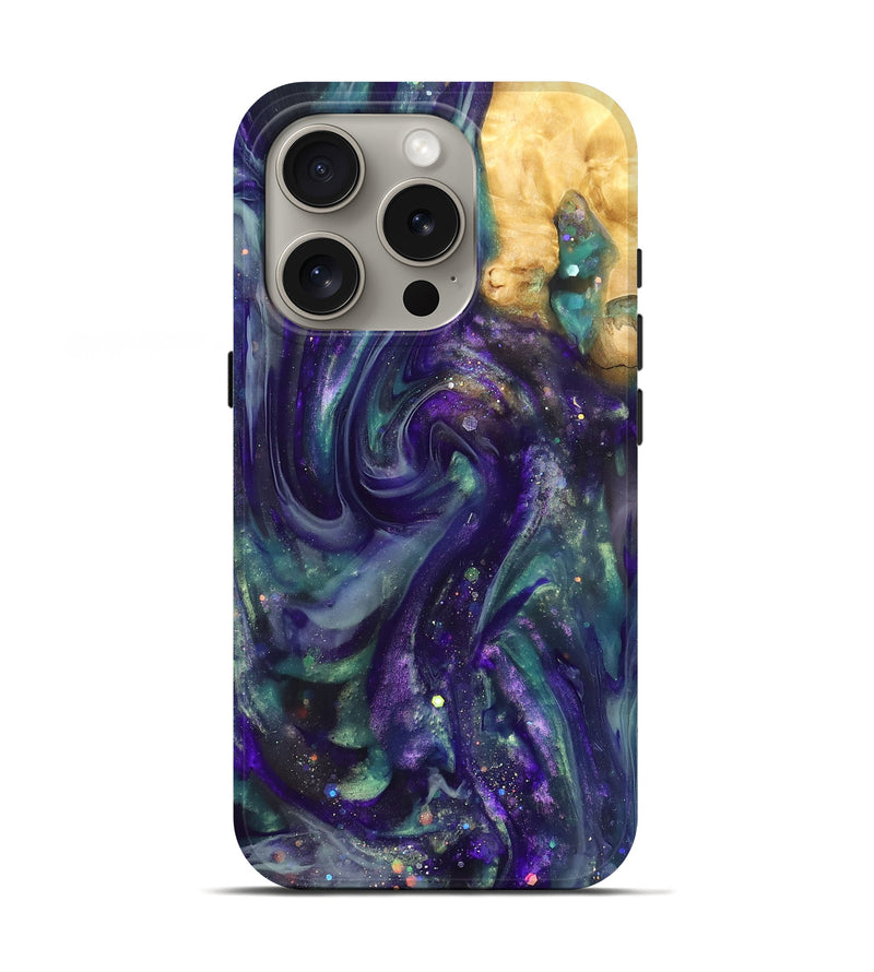 iPhone 16 Pro Wood Live Edge Phone Case - Camille (Cosmos, 825209)