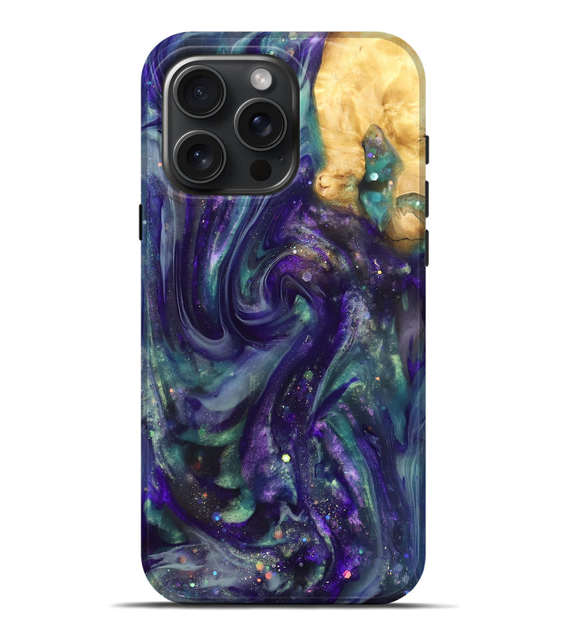 iPhone 16 Pro Max Wood Live Edge Phone Case - Camille (Cosmos, 825209)