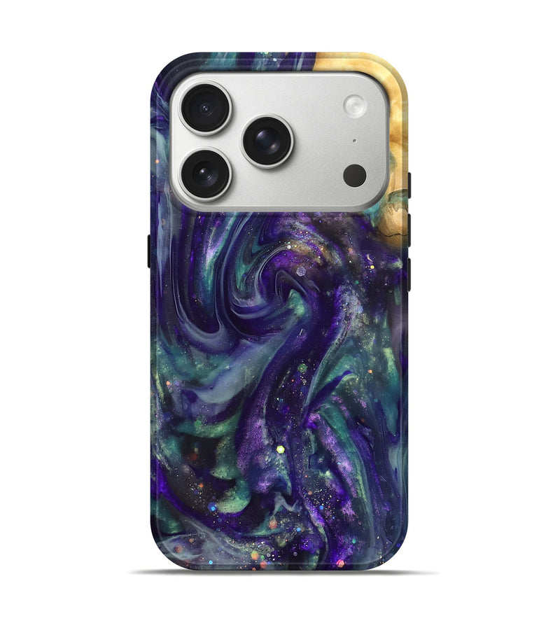 iPhone 17 Pro Wood Live Edge Phone Case - Camille (Cosmos, 825209)