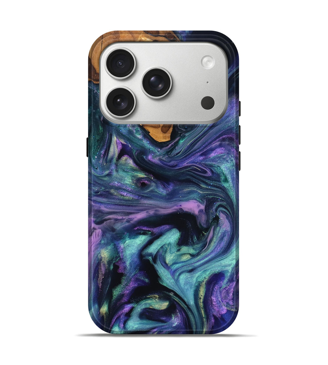 iPhone 17 Pro Wood Live Edge Phone Case - Renada (Cosmos, 825210)