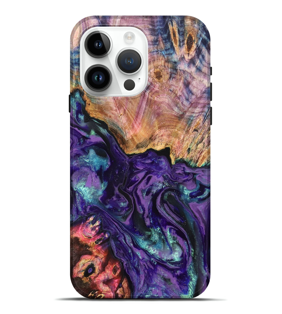 iPhone 15 Pro Max Wood Live Edge Phone Case - Pearl (Cosmos, 825211)