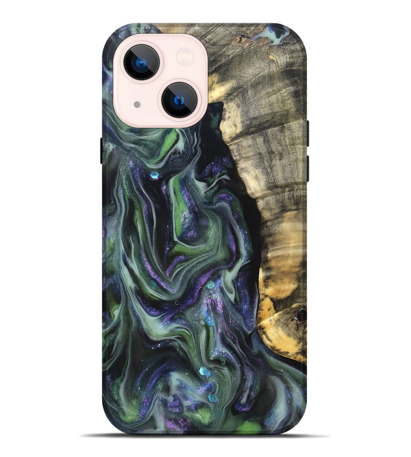 iPhone 14 Plus Wood Live Edge Phone Case - Omar (Cosmos, 825212)