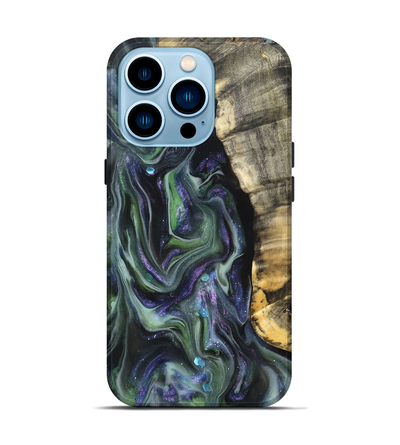 iPhone 14 Pro Wood Live Edge Phone Case - Omar (Cosmos, 825212)