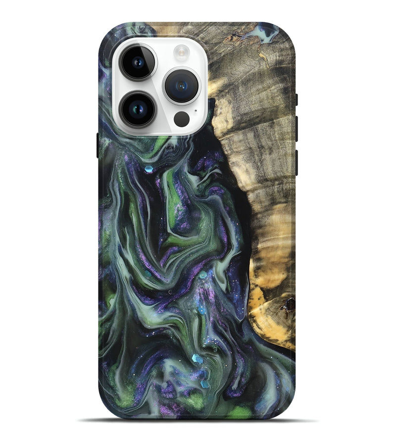 iPhone 15 Pro Max Wood Live Edge Phone Case - Omar (Cosmos, 825212)
