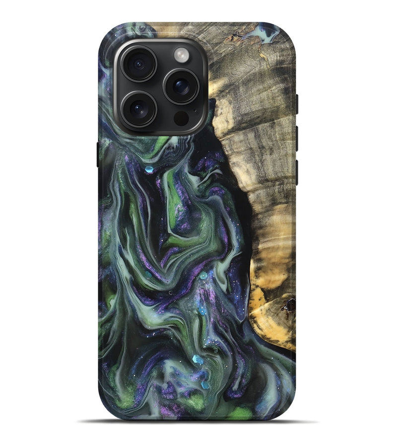 iPhone 16 Pro Max Wood Live Edge Phone Case - Omar (Cosmos, 825212)