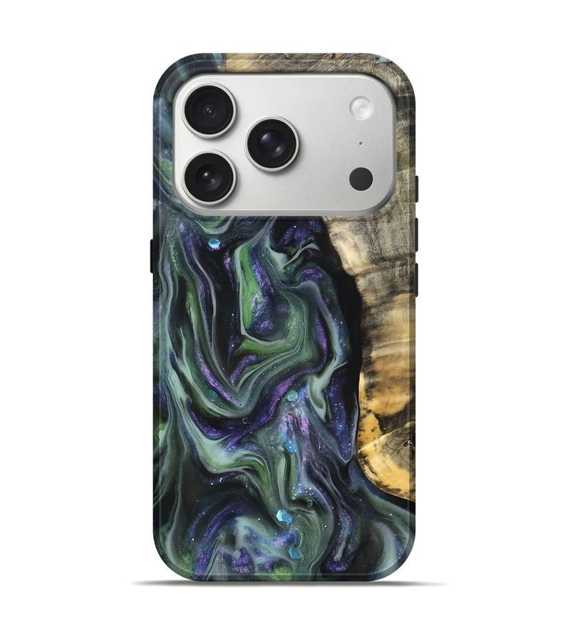 iPhone 17 Pro Wood Live Edge Phone Case - Omar (Cosmos, 825212)