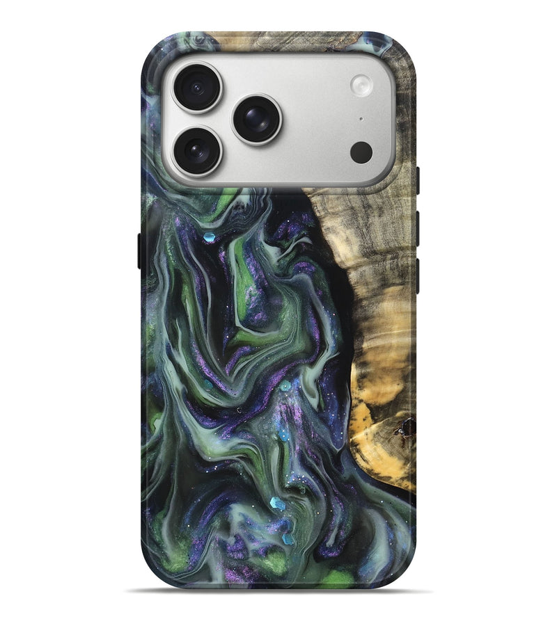 iPhone 17 Pro Max Wood Live Edge Phone Case - Omar (Cosmos, 825212)