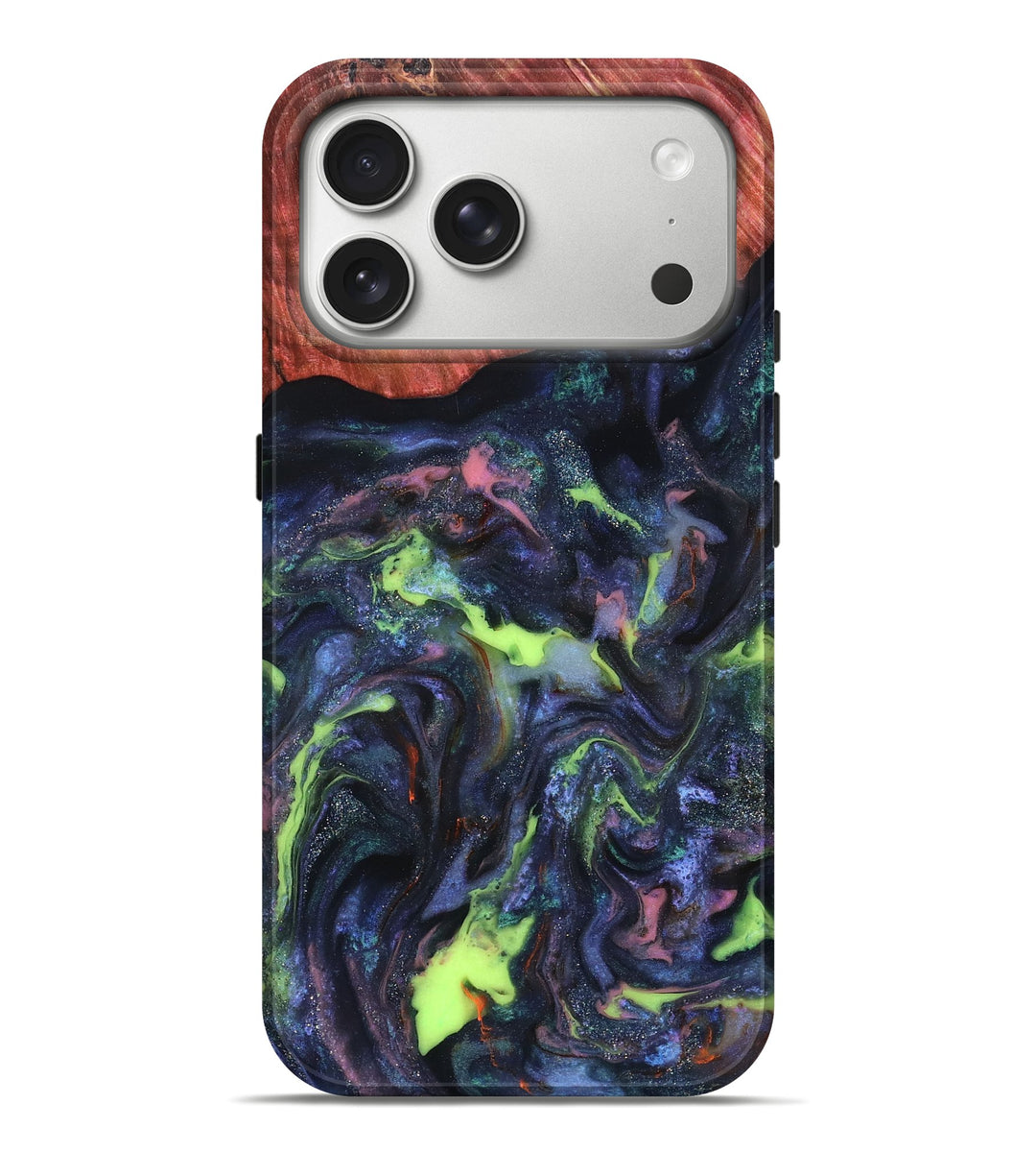 iPhone 17 Pro Max Wood Live Edge Phone Case - Axl (Cosmos, 825214)