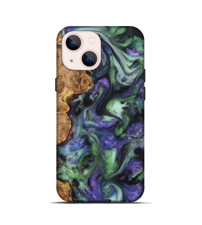 iPhone 13 mini Wood Live Edge Phone Case - Petra (Cosmos, 825216)