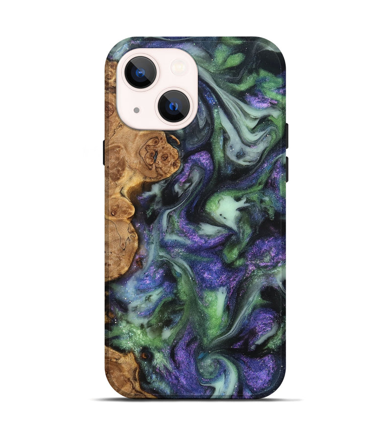 iPhone 14 Wood Live Edge Phone Case - Petra (Cosmos, 825216)