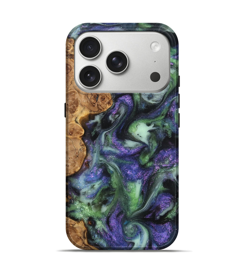 iPhone 17 Pro Wood Live Edge Phone Case - Petra (Cosmos, 825216)