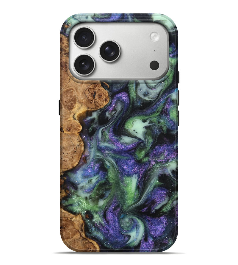 iPhone 17 Pro Max Wood Live Edge Phone Case - Petra (Cosmos, 825216)