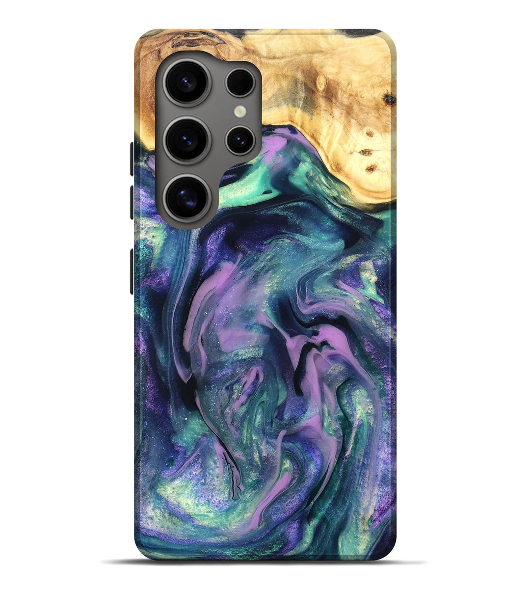 Galaxy S25 Ultra Wood Live Edge Phone Case - Moesha (Cosmos, 825218)
