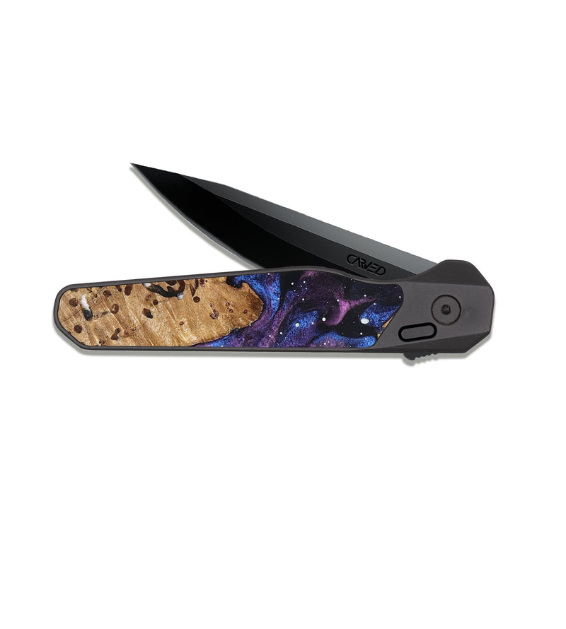 EDC Dark Slate Wood Pocket Knife - Arian (Cosmos, 825220)
