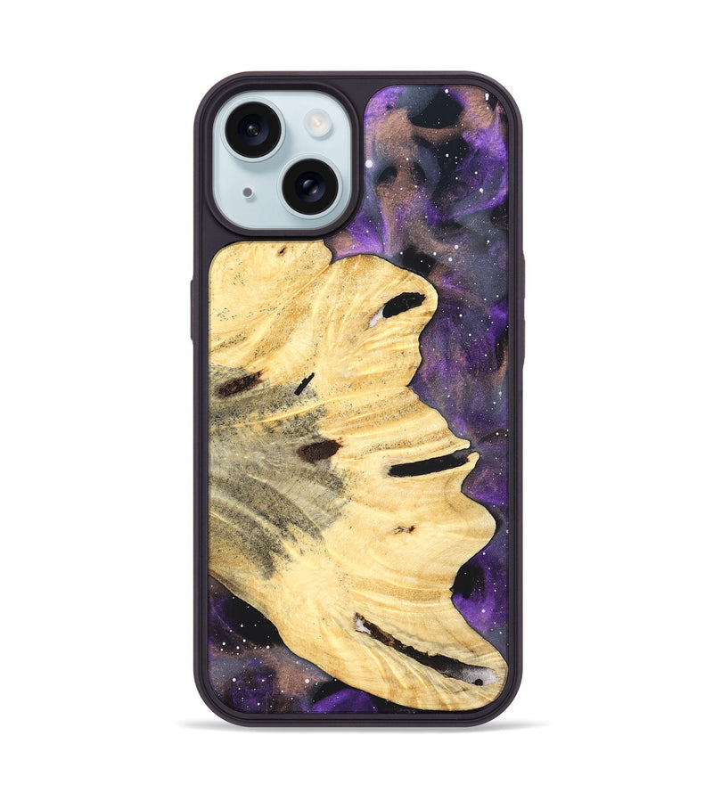 iPhone 15 Wood Phone Case - Macey (Cosmos, 825223)