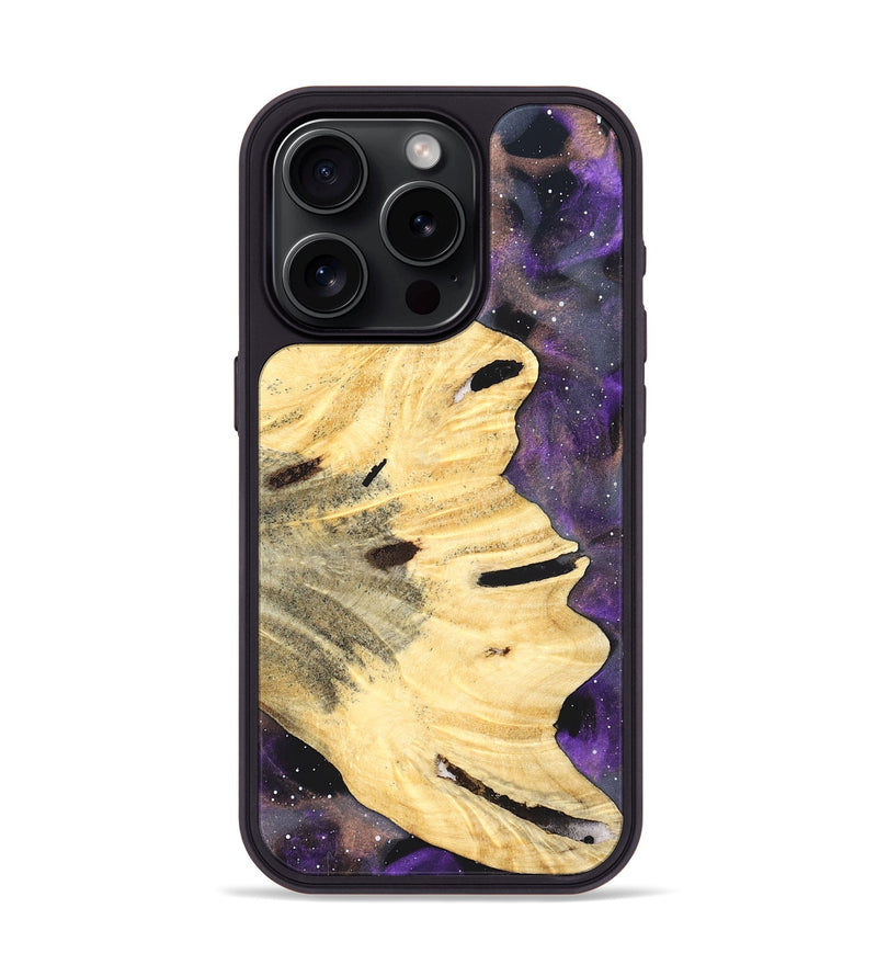 iPhone 15 Pro Wood Phone Case - Macey (Cosmos, 825223)