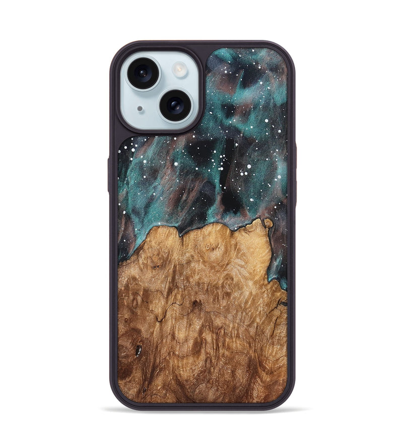 iPhone 15 Wood Phone Case - Evalyn (Cosmos, 825227)