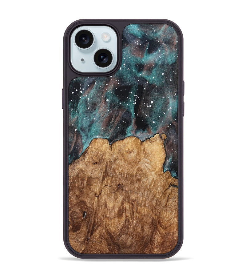 iPhone 15 Plus Wood Phone Case - Evalyn (Cosmos, 825227)