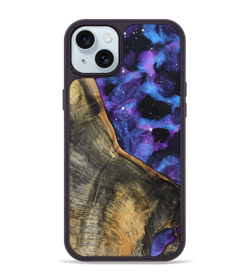 iPhone 15 Plus Wood Phone Case - Ailani (Cosmos, 825234)