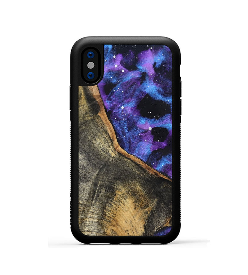 iPhone Xs Wood Phone Case - Ailani (Cosmos, 825234)