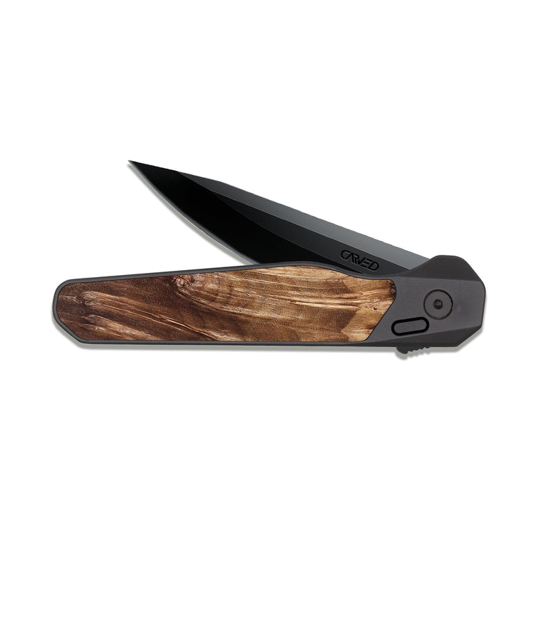 EDC Dark Slate Wood Pocket Knife - Johnson (Cosmos, 825236)