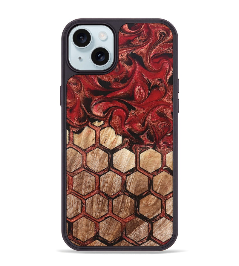 iPhone 15 Plus Wood Phone Case - Kaleigh (Pattern, 825239)
