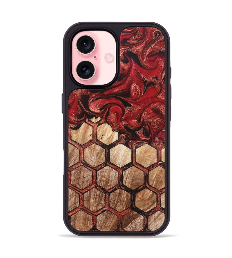 iPhone 16 Wood Phone Case - Kaleigh (Pattern, 825239)
