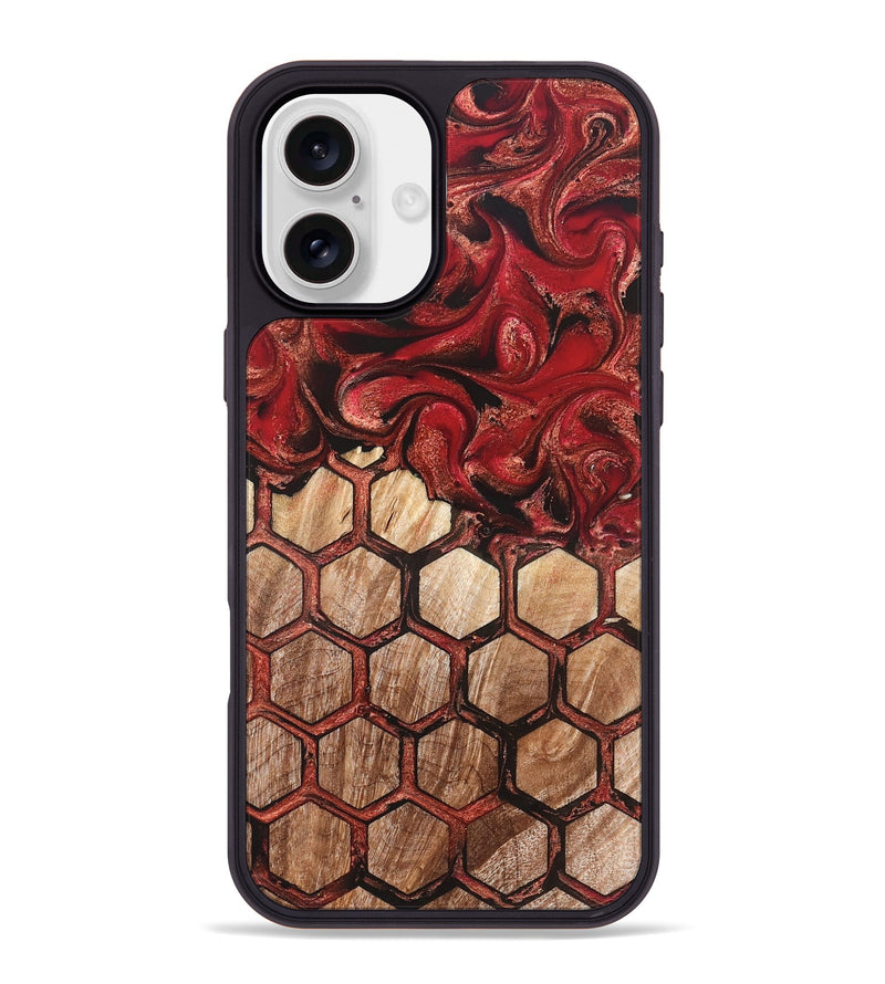 iPhone 16 Plus Wood Phone Case - Kaleigh (Pattern, 825239)