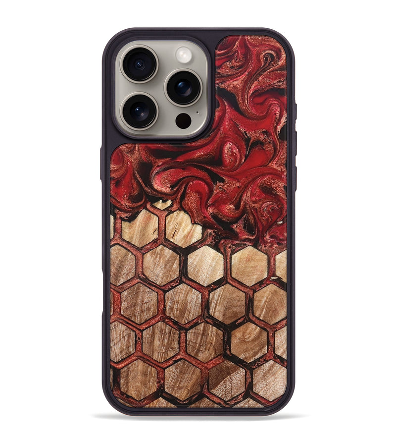 iPhone 16 Pro Max Wood Phone Case - Kaleigh (Pattern, 825239)