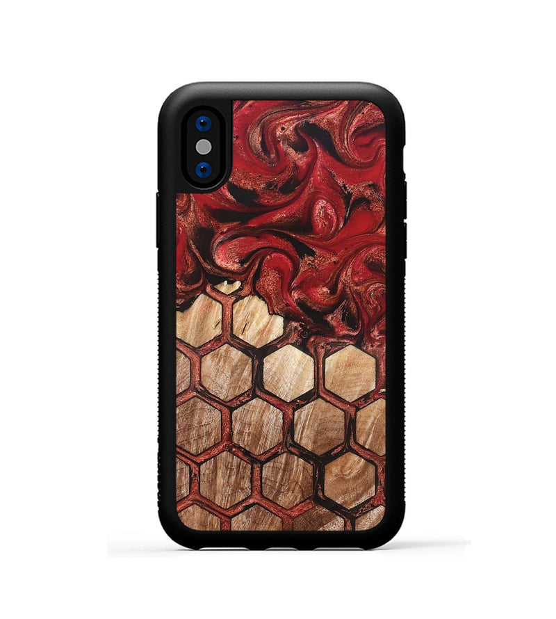 iPhone Xs Wood Phone Case - Kaleigh (Pattern, 825239)