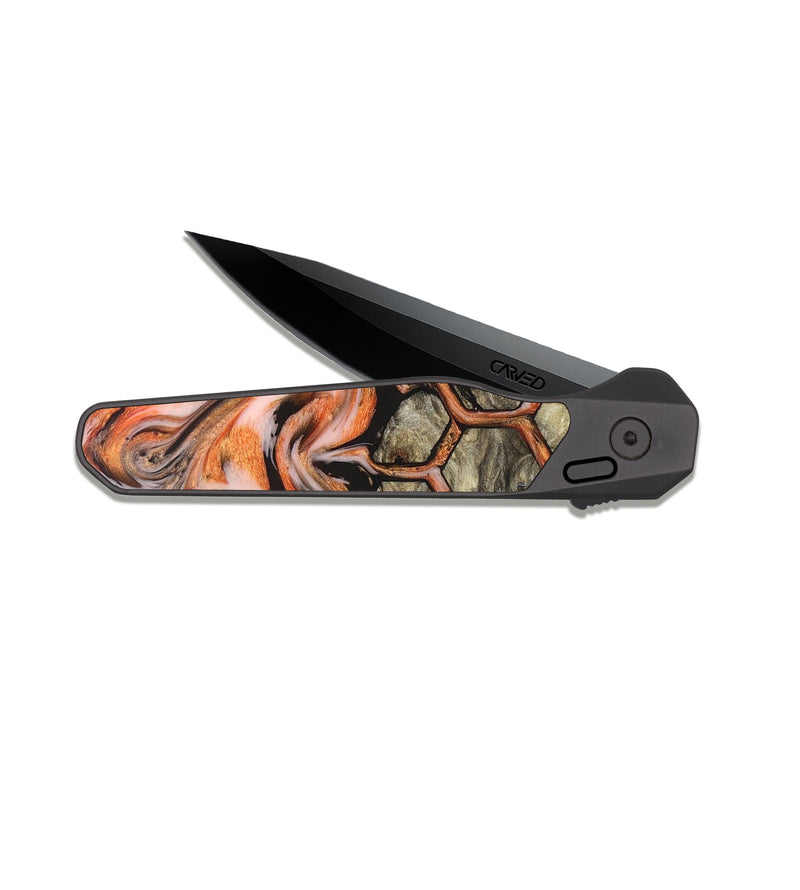 EDC Dark Slate Wood Pocket Knife - Jaiden (Pattern, 825241)
