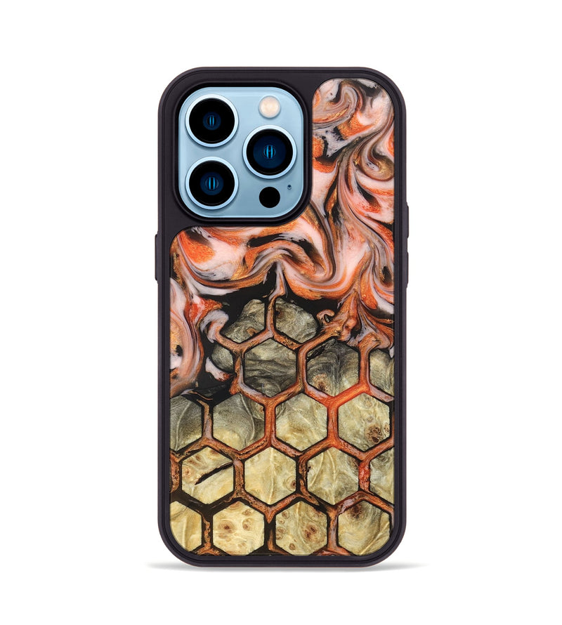 iPhone 14 Pro Wood Phone Case - Jaiden (Pattern, 825241)