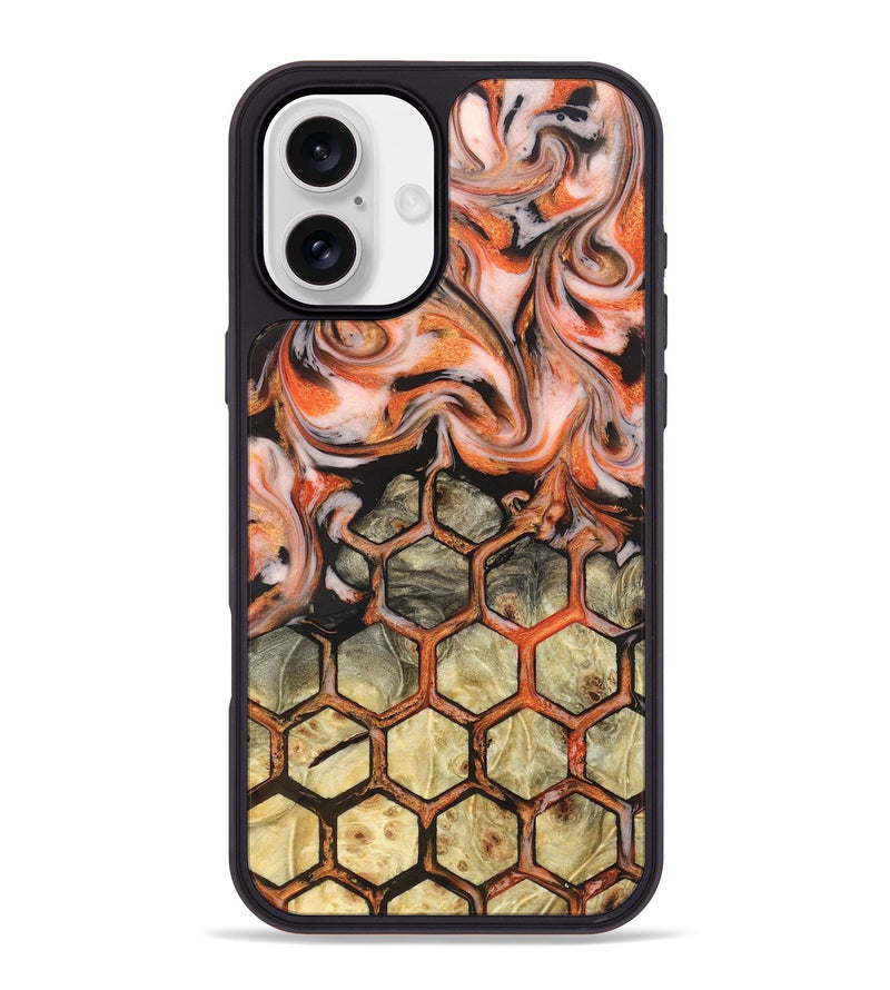 iPhone 16 Plus Wood Phone Case - Jaiden (Pattern, 825241)