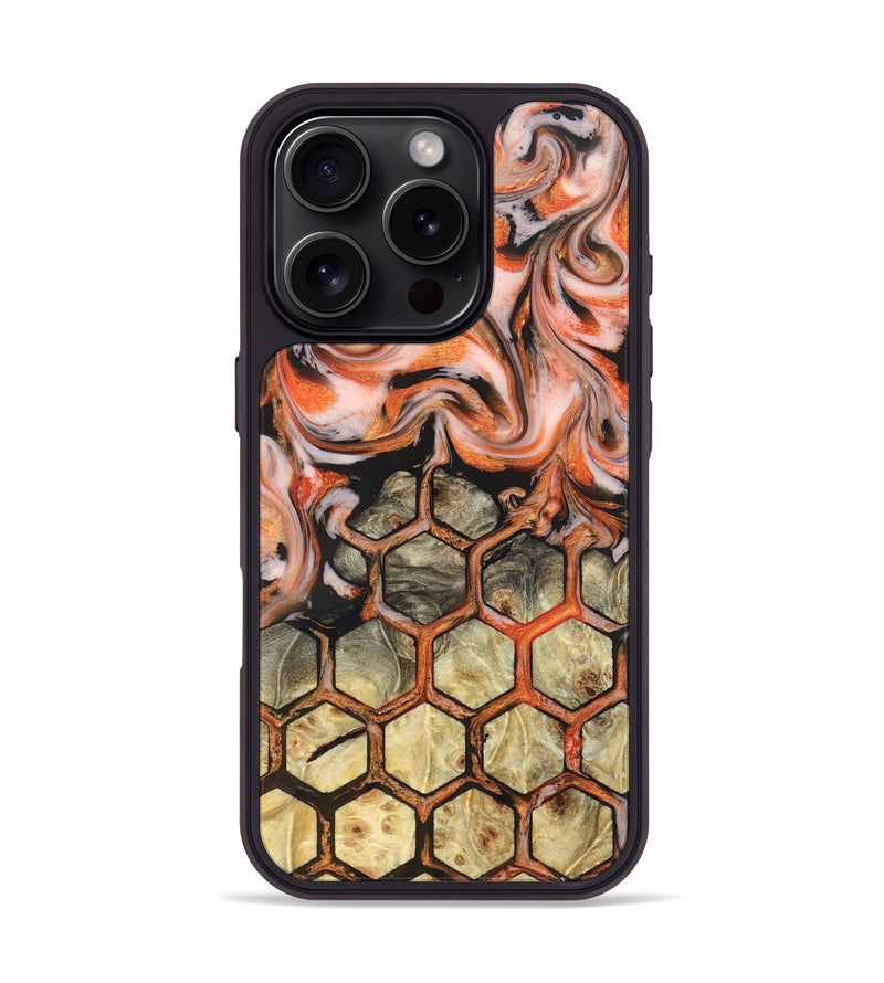 iPhone 16 Pro Wood Phone Case - Jaiden (Pattern, 825241)