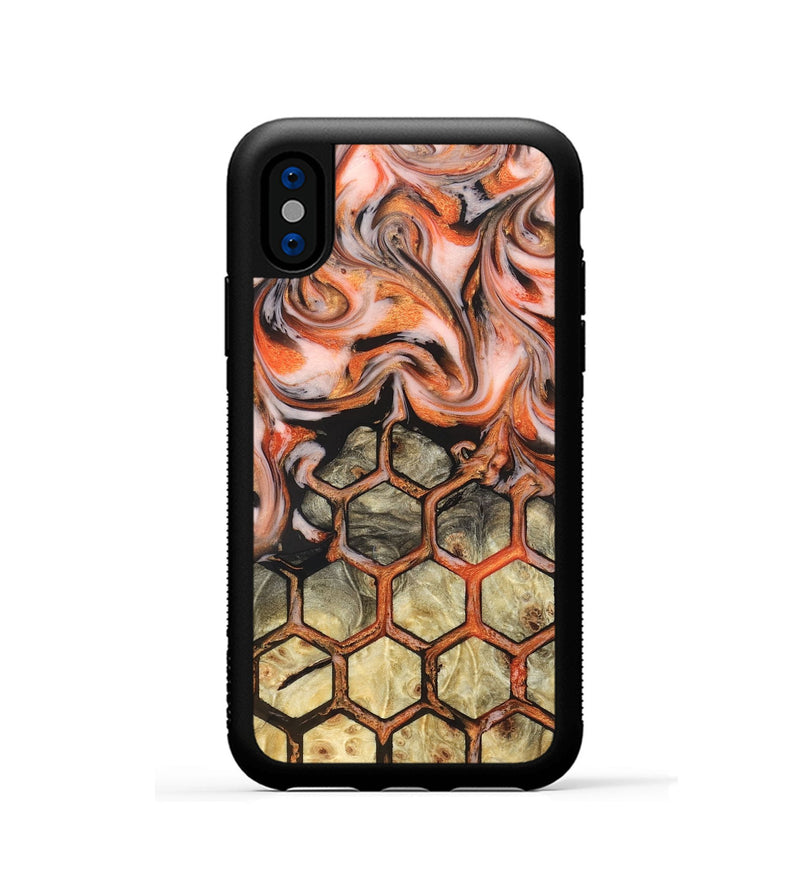 iPhone Xs Wood Phone Case - Jaiden (Pattern, 825241)