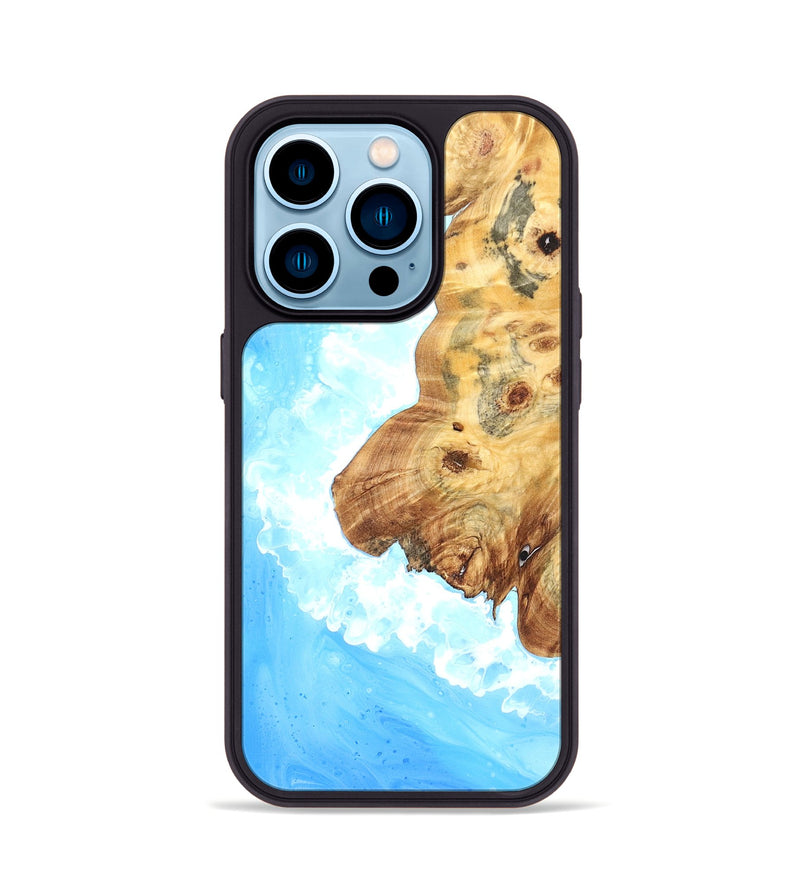 iPhone 14 Pro Wood Phone Case - Emmalee (Coastal, 825253)