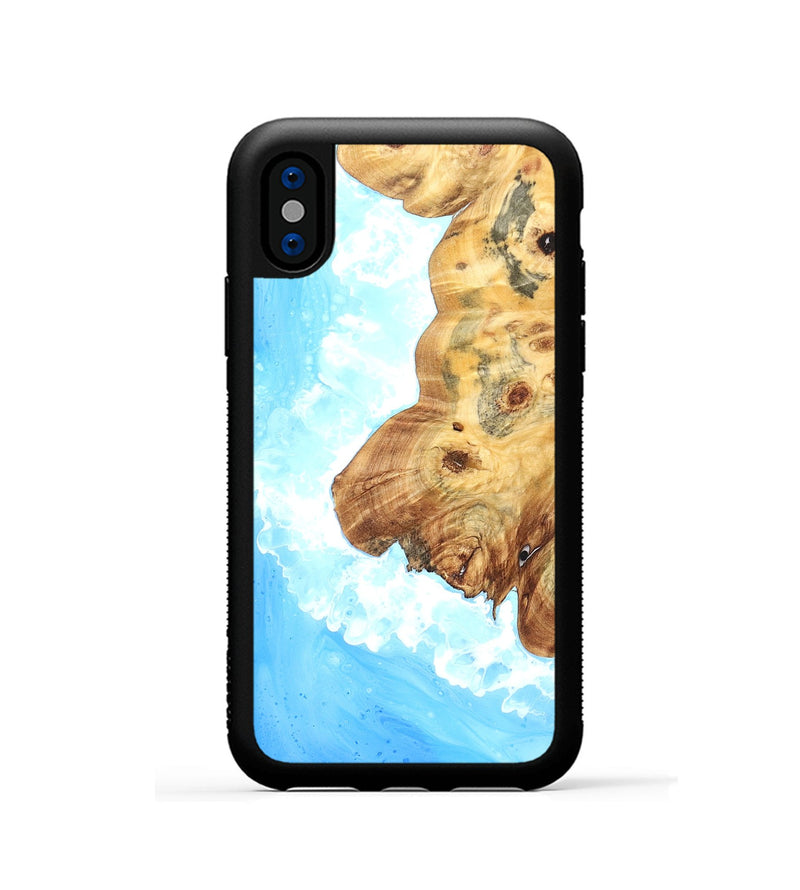 iPhone Xs Wood Phone Case - Emmalee (Coastal, 825253)