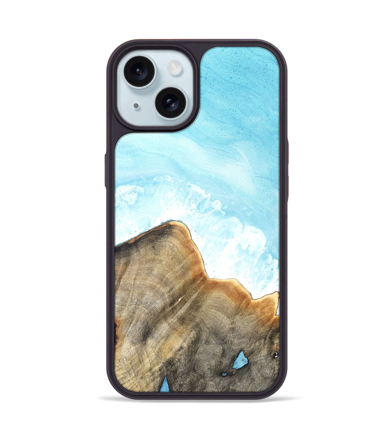 iPhone 15 Wood Phone Case - Freda (Coastal, 825254)