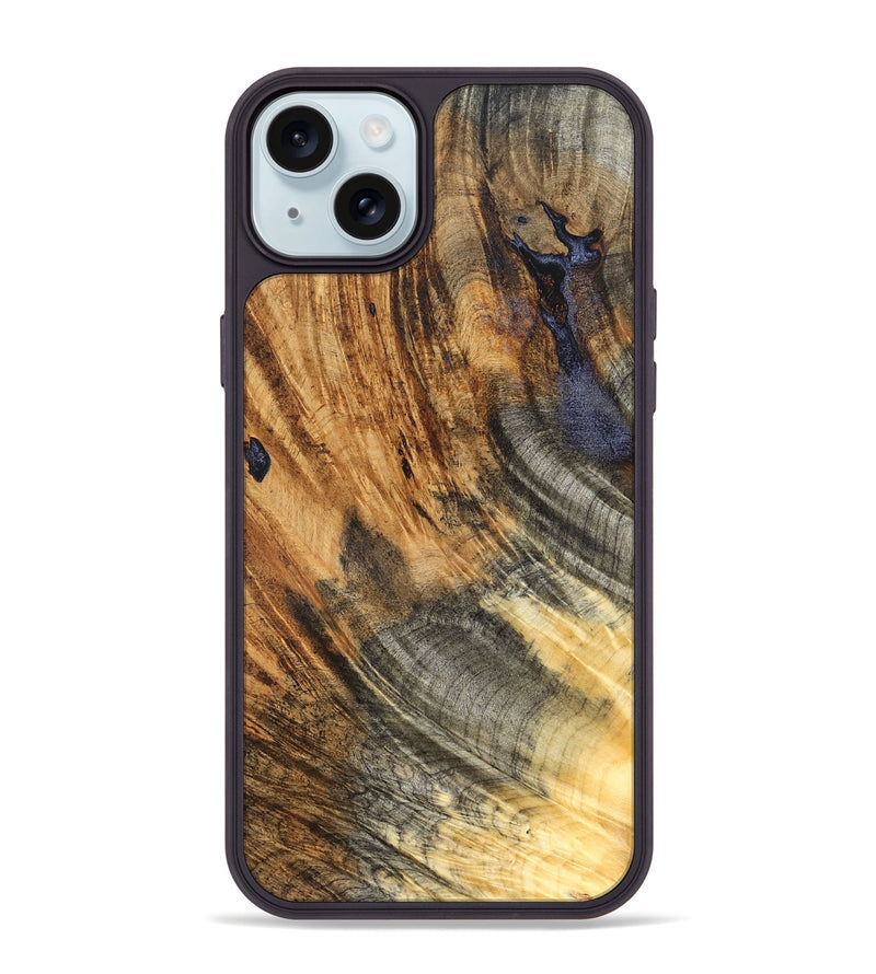 iPhone 15 Plus Wood Phone Case - Vivien (Wood Burl, 825260)