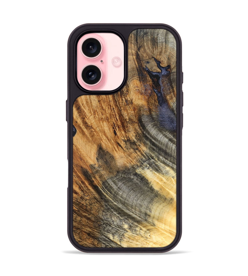 iPhone 16 Wood Phone Case - Vivien (Wood Burl, 825260)