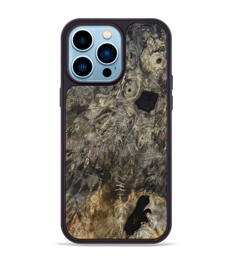 iPhone 14 Pro Max Wood Phone Case - Bettie (Wood Burl, 825262)