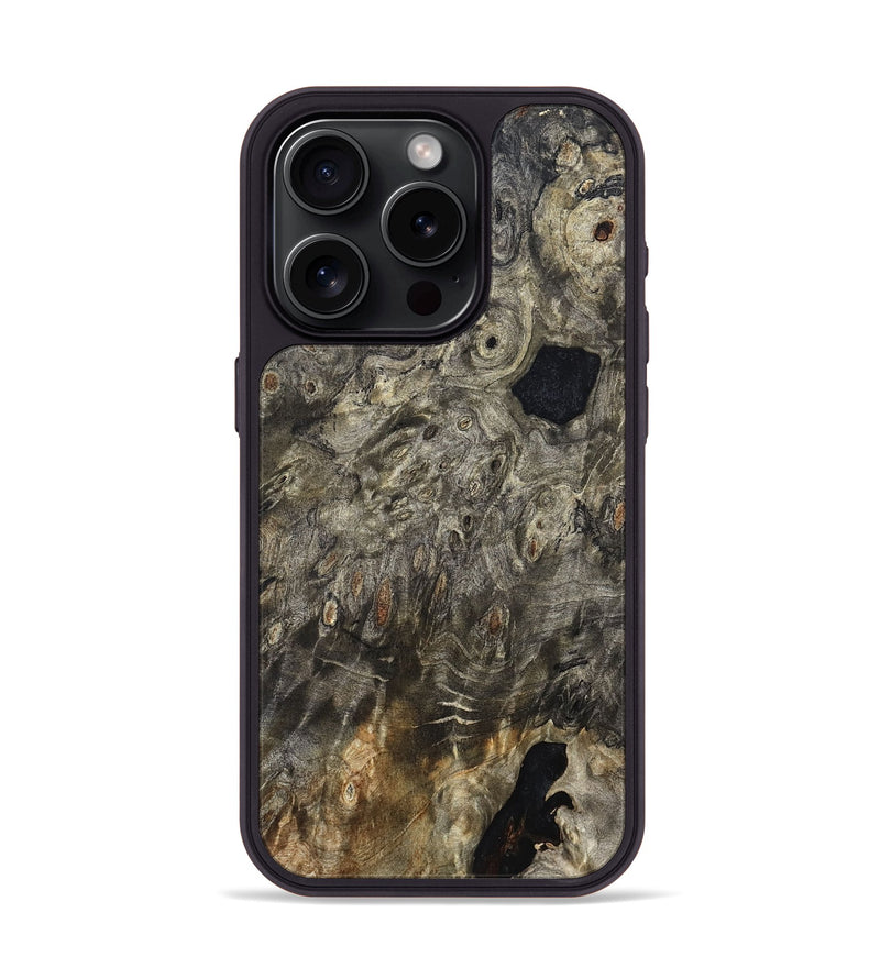 iPhone 15 Pro Wood Phone Case - Bettie (Wood Burl, 825262)