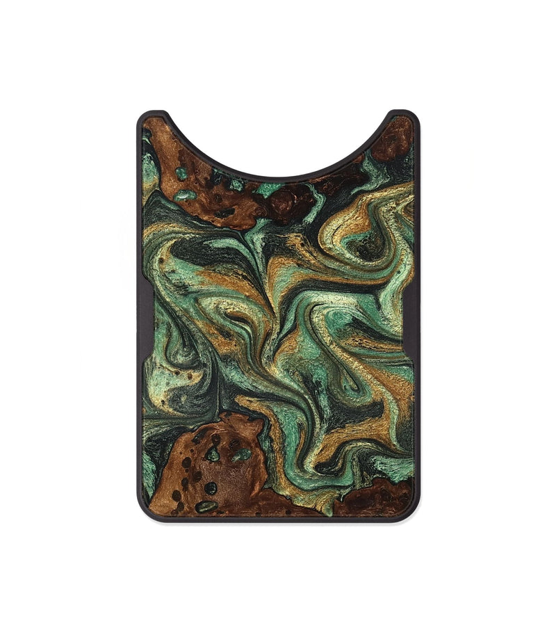 Alloy Wood Wallet - Mary (Green, 825264)