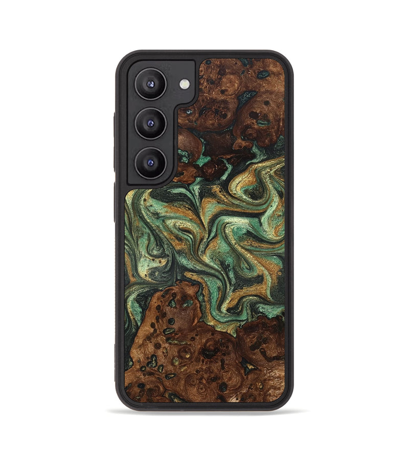 Galaxy S23 Wood Phone Case - Mary (Green, 825264)