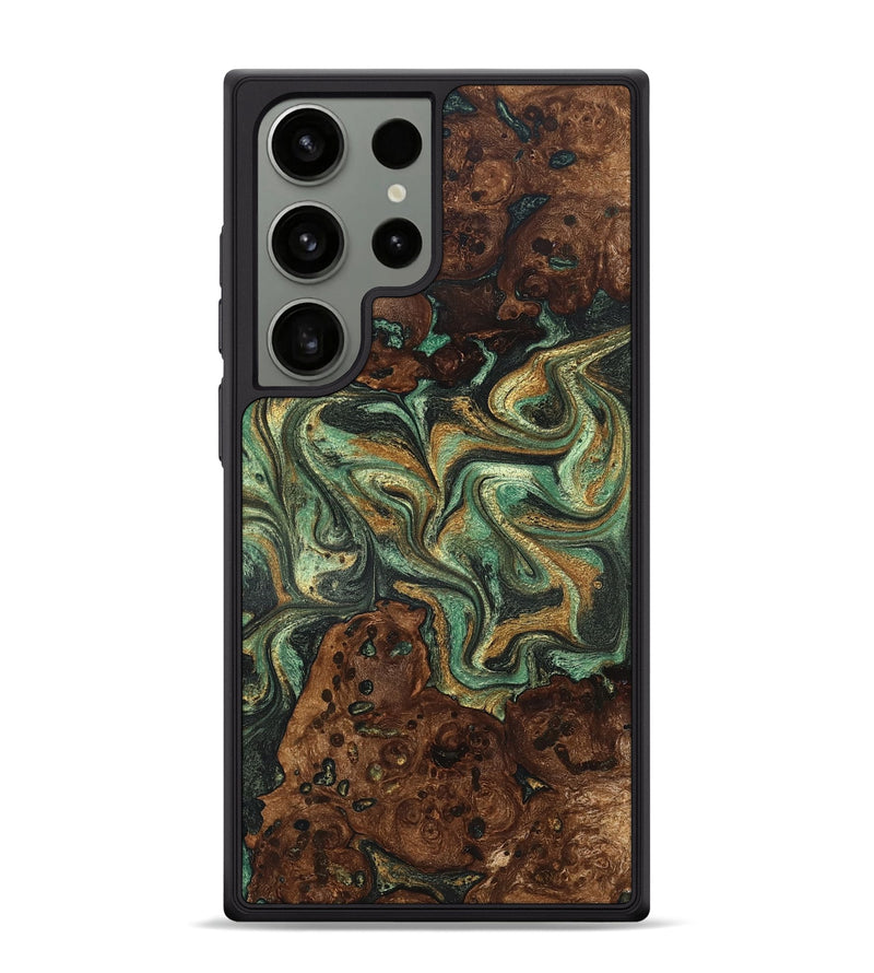 Galaxy S24 Ultra Wood Phone Case - Mary (Green, 825264)